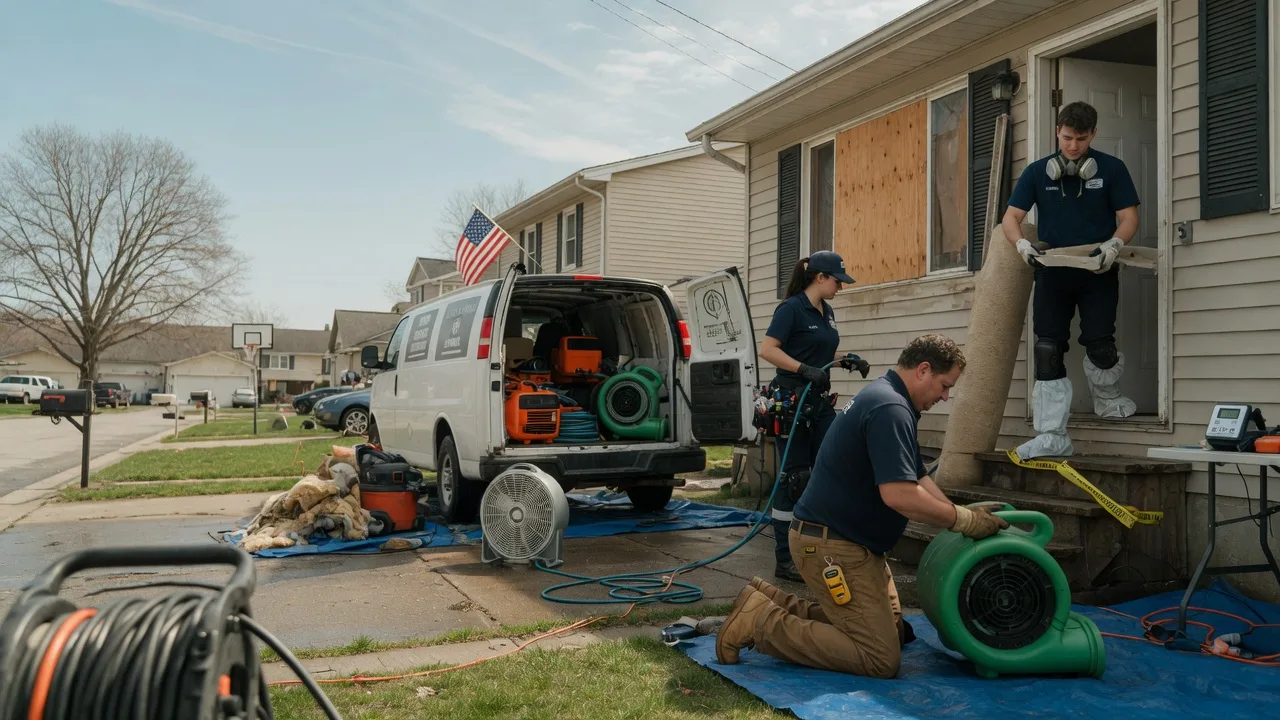 Water Damage Restoration in Sand Springs, OK near me
